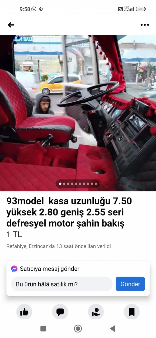 Kapalı kasa sıfır tamirli 10 teker kamyonumuz satışta – fotoğraf 4