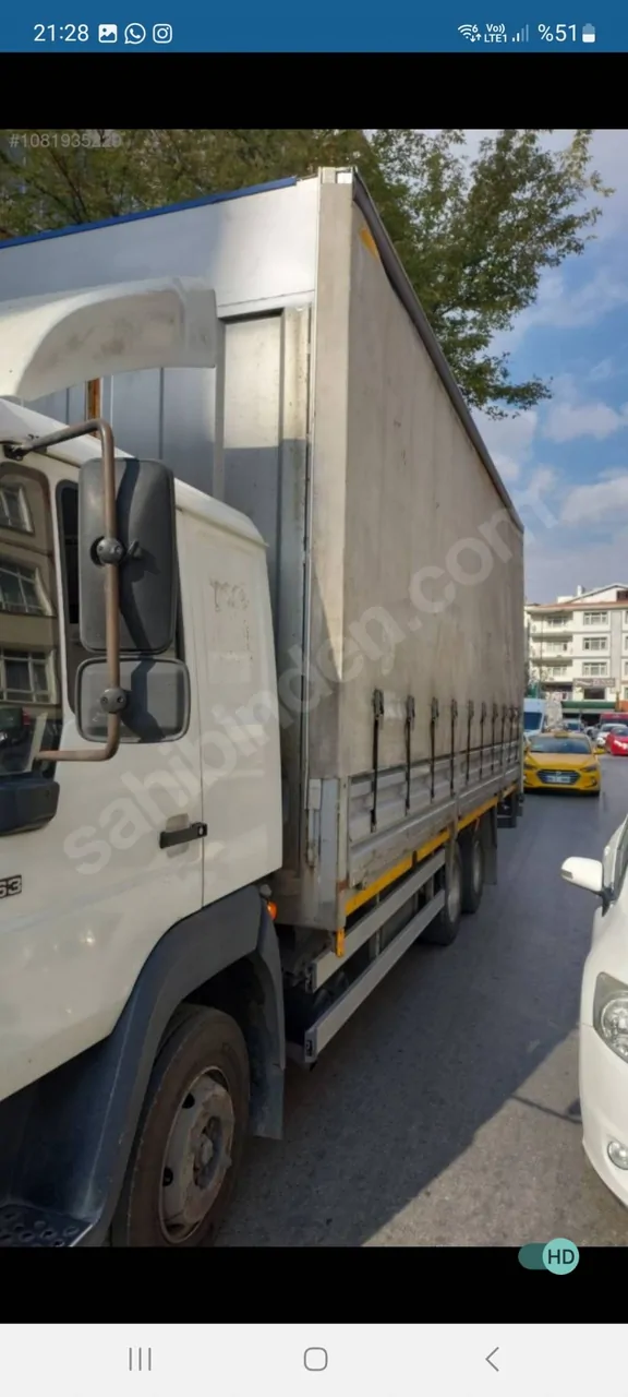 12 .163 man 2001 model temiz kullanılmış motor durumu güzel orijinal motoru el değmemiş – fotoğraf 6