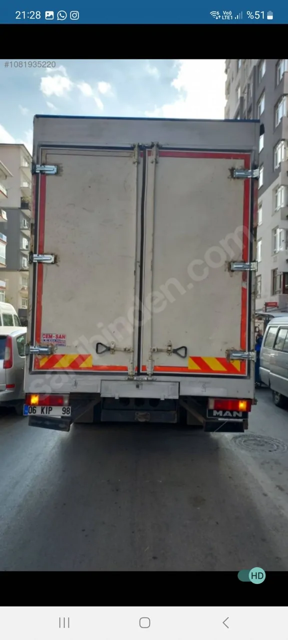 12 .163 man 2001 model temiz kullanılmış motor durumu güzel orijinal motoru el değmemiş – fotoğraf 7