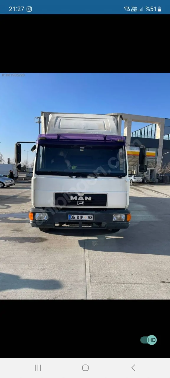 12 .163 man 2001 model temiz kullanılmış motor durumu güzel orijinal motoru el değmemiş – fotoğraf 8