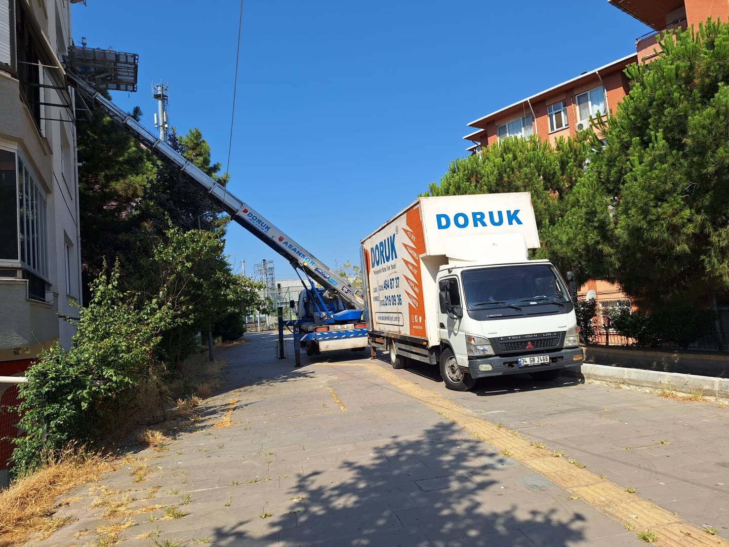 İstanbul Doruk evden eve nakliyat asansörlü evtaşıma hizmetleri