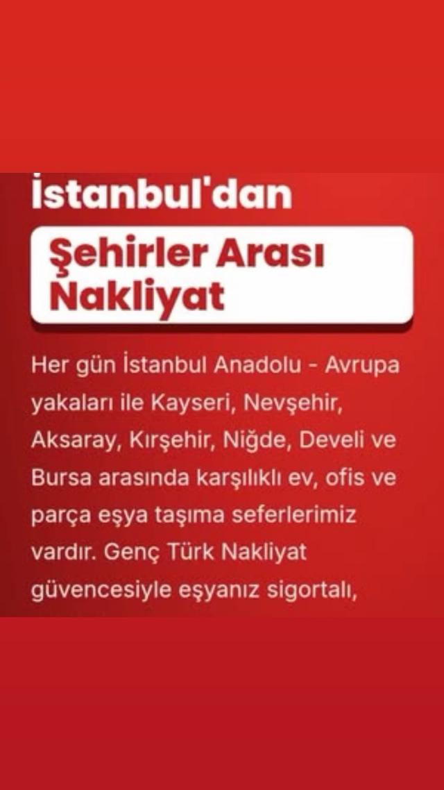 Kayseri Genç Türk Nakliyat