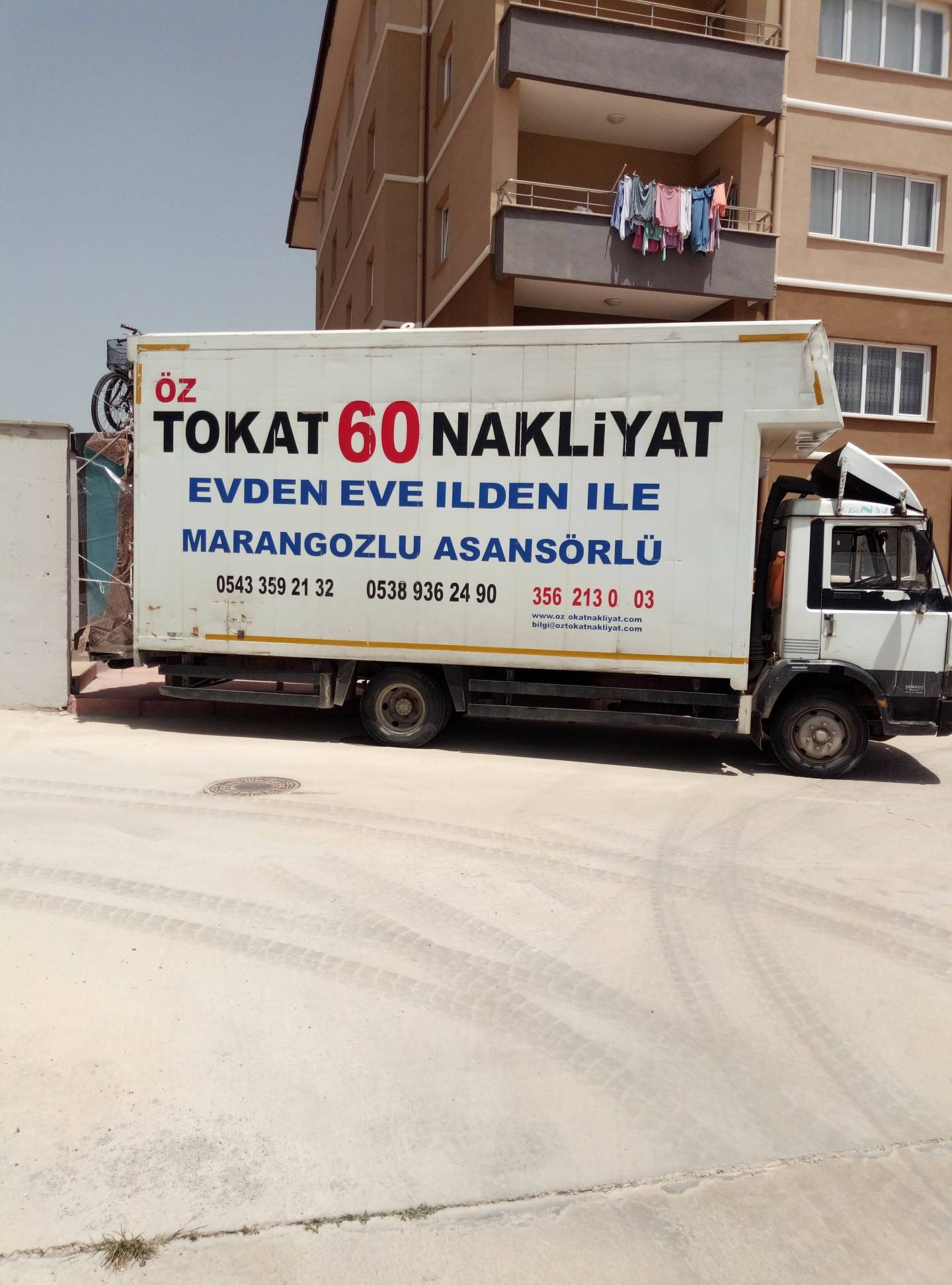 öz tokat 60 asansörlü nakliyat