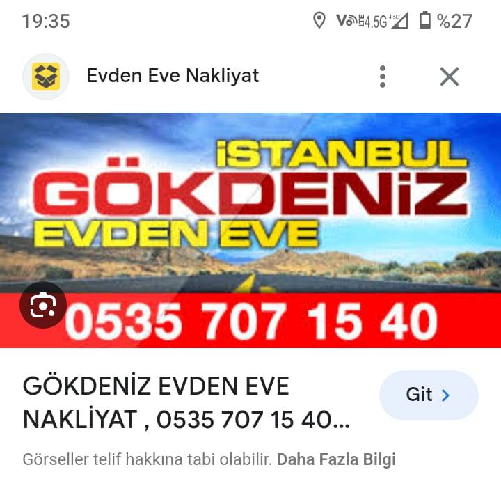 GÖKDENİZ EVDEN EVE NAKLİYAT