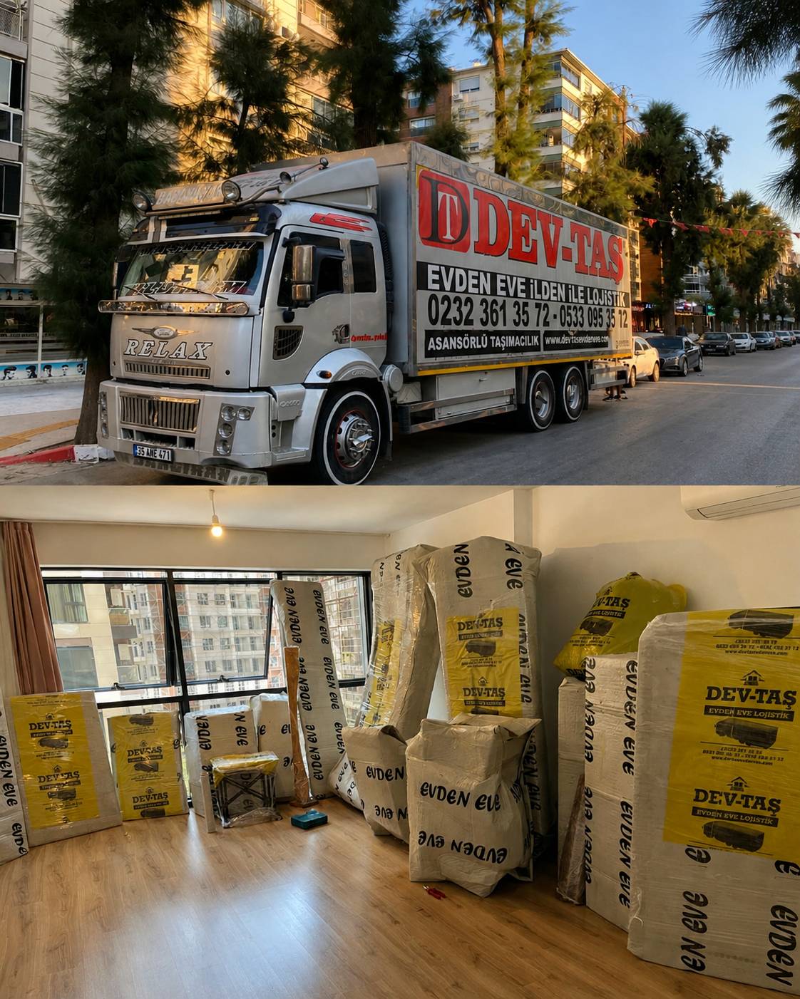 DEVTAŞ Evden Eve lojistik izmir