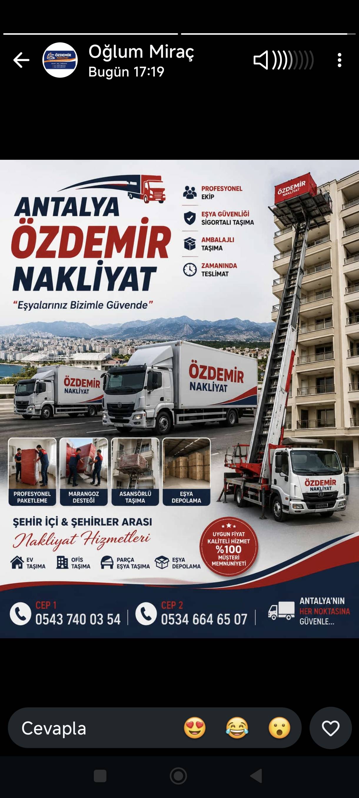 ANTALYA  ÖzDEMİR NAKLİYAT