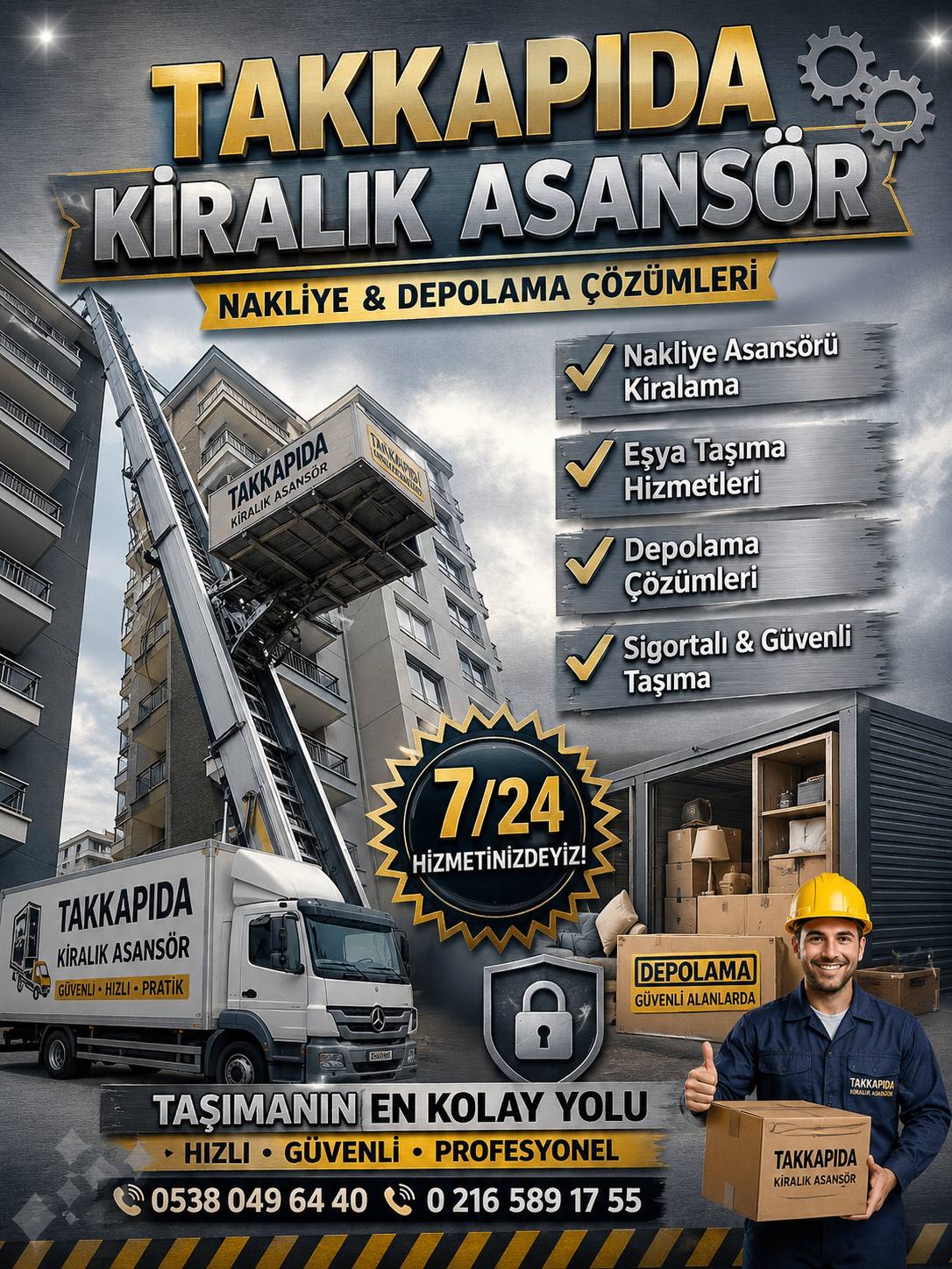 İst Anadolu Yakası ve Gebze Kiralık Asansör