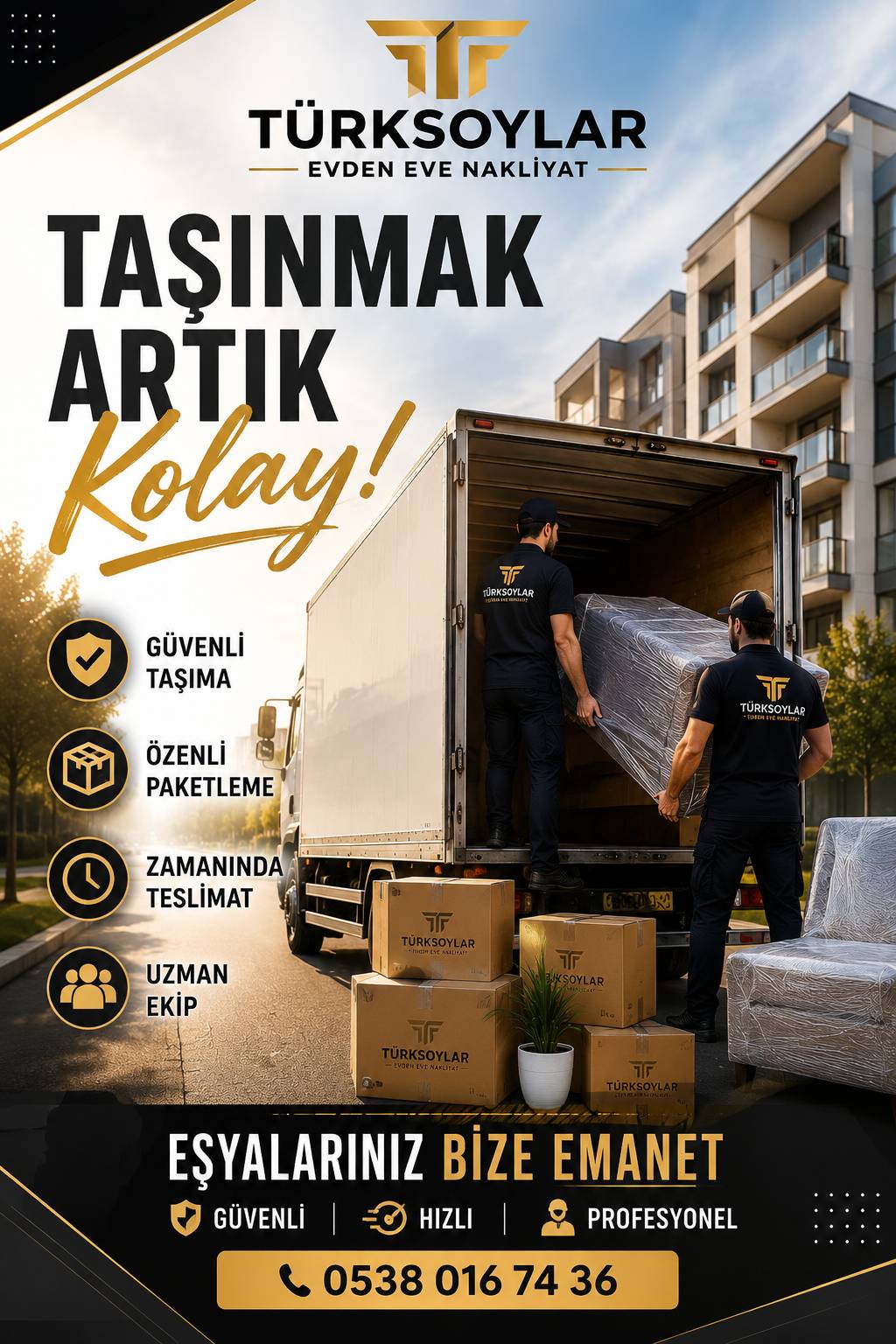 TÜRKSOYLAR EVDEN EVE NAKLİYAT