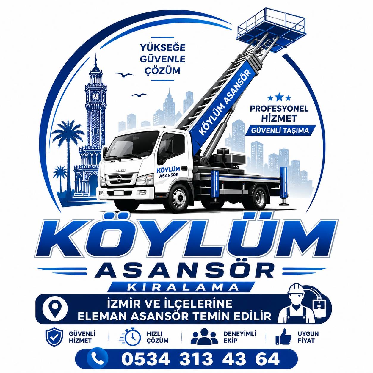 İzmir Köylüm Asansör Kiralama