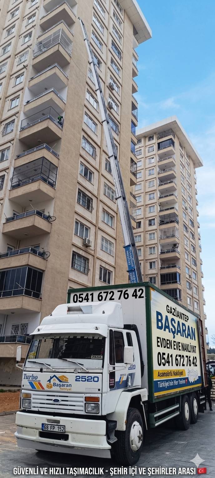 Gaziantep başaran evden eve taşımacılık