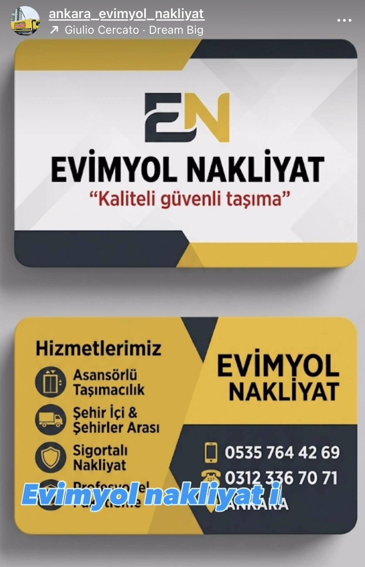 Evimyol Nakliyat