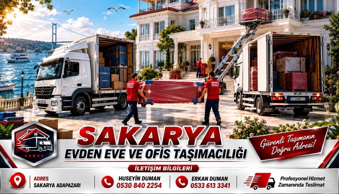 SAKARYA EVDEN EVE OFİS TAŞIMACILIĞI