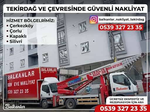 Balkanlar Kiralık Asansör  Tekirdağ Çerkezköy- Çorlu-Kapaklı-Saray-Vize