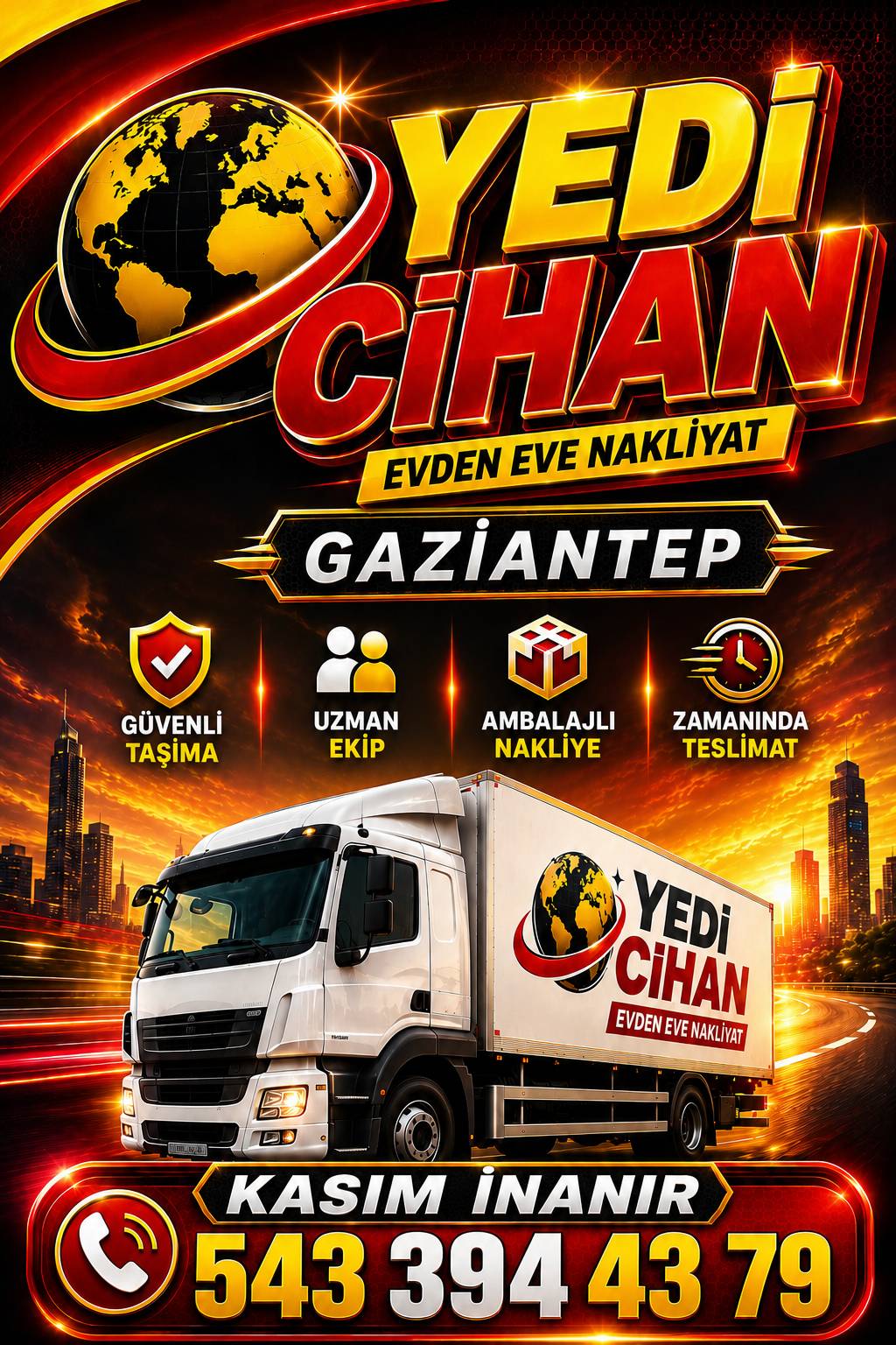 Yedi Cihan evden eve Nakliyat
