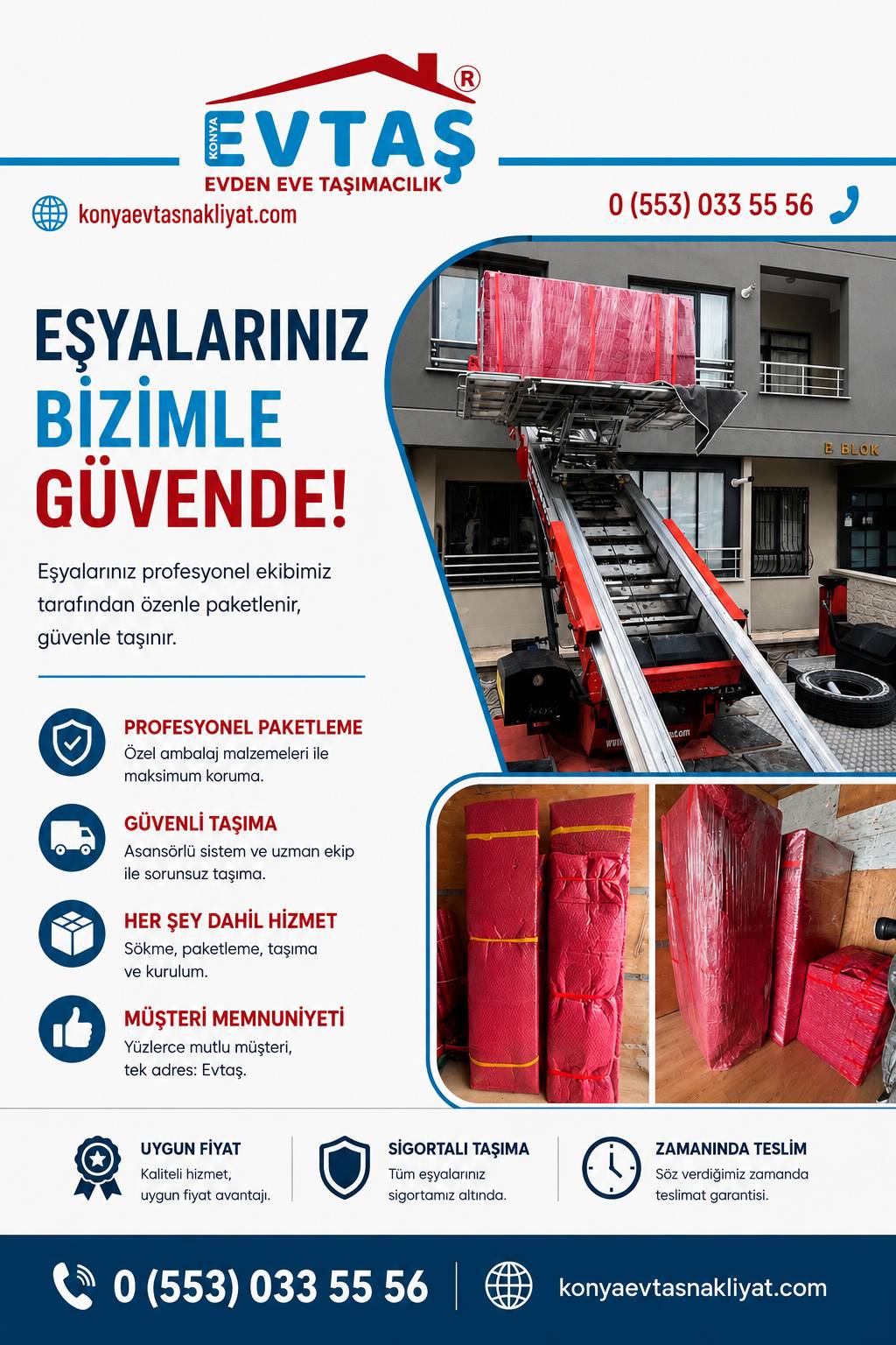 Konya evtaş evden eve taşımacılık