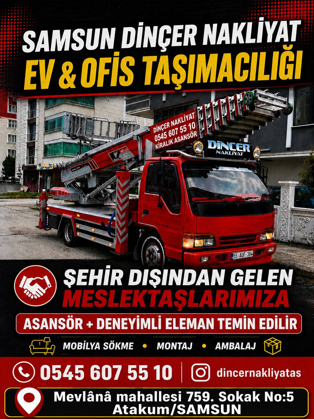 Dinçer Nakliyat Asansörlü Taşımacılık