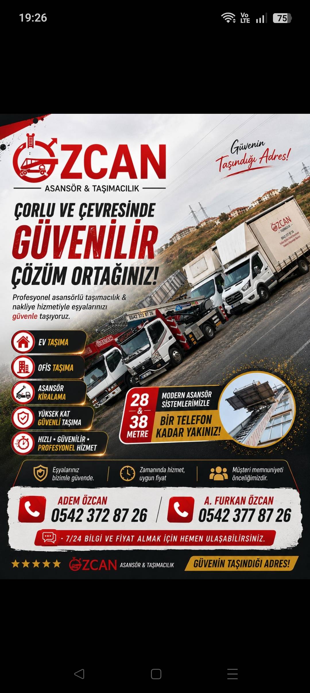 Özcan asansörlü taşımacılık çorlu galerisi, fotoğraf 5